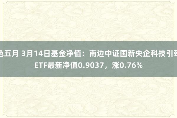 色五月 3月14日基金净值：南边中证国新央企科技引颈ETF最新净值0.9037，涨0.76%